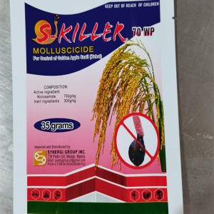Wholesale Supplier Niclosamide 70% WP Molluscicide Powder Kinlling Pomacea