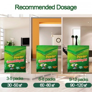 Powder Cockroach Killing Bait – Powerful health and safety pest indoor cockroach insecticide